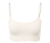Seamless-Bustier mit Spitze, creme - creme